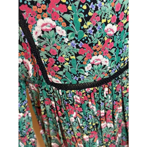 Anthropologie Floreat Ottava Peasant Dress Boho embroidered size S - Picture 8 of 8